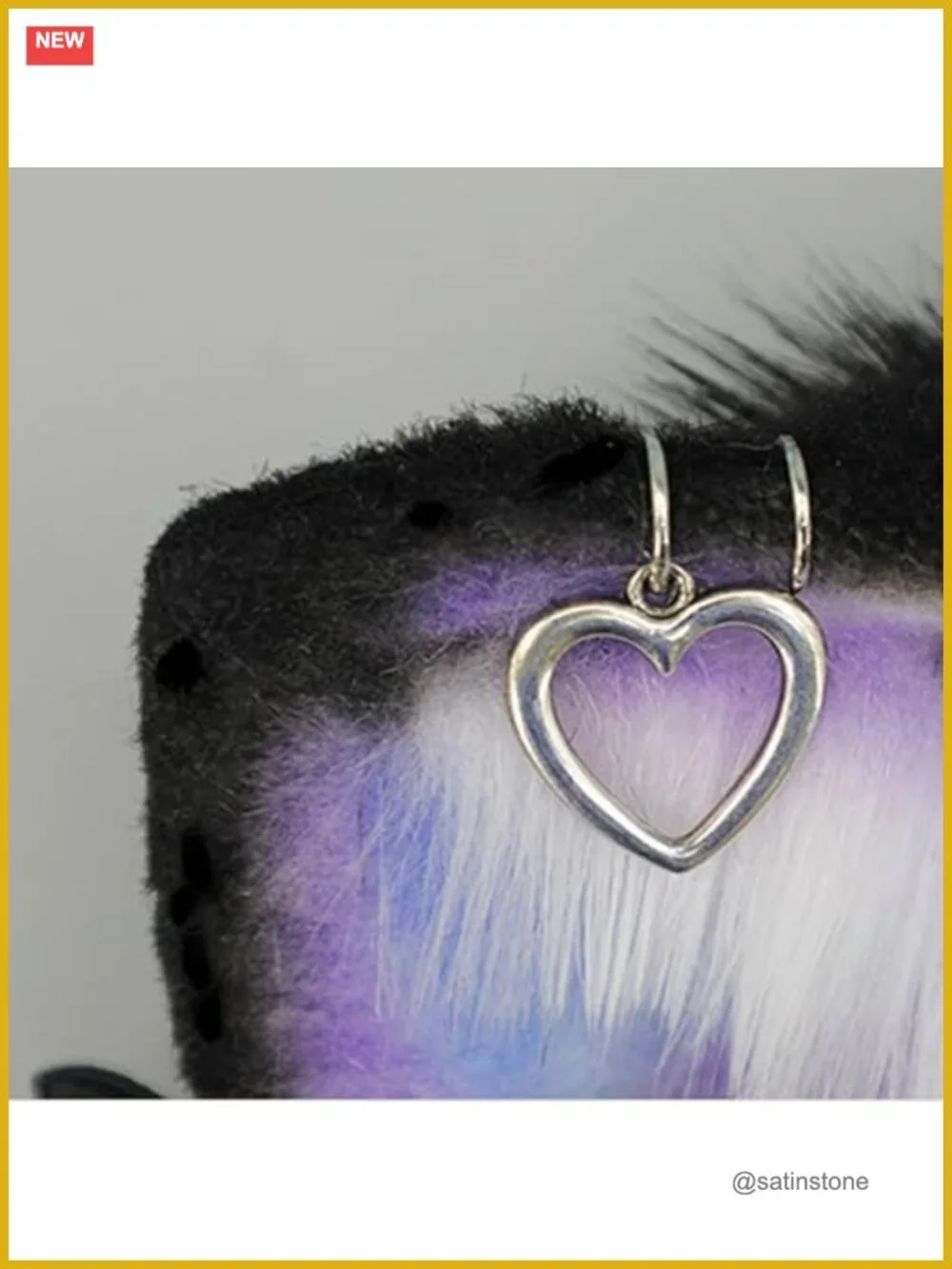 Furry Cat Ear Headband Cosplay Hair Accessory Handmade Faux Fur
